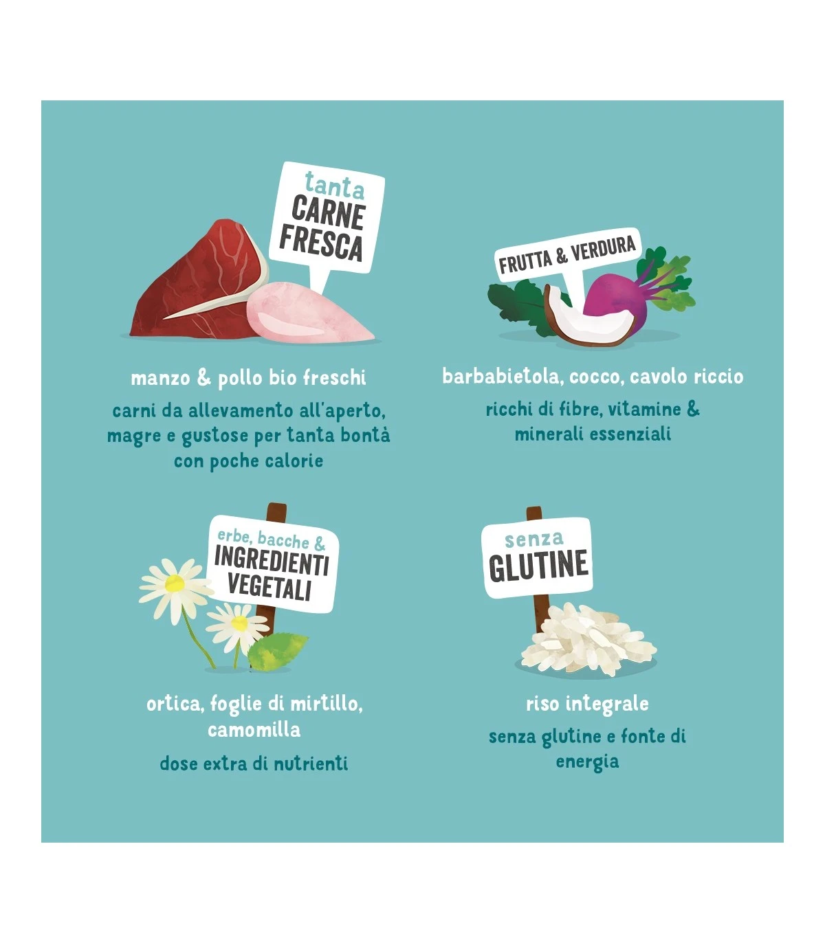 Edgard & Cooper Adult Carne Fresca Di Manzo E Pollo Biologici Senza Glutine 7 Kg - immagine 5