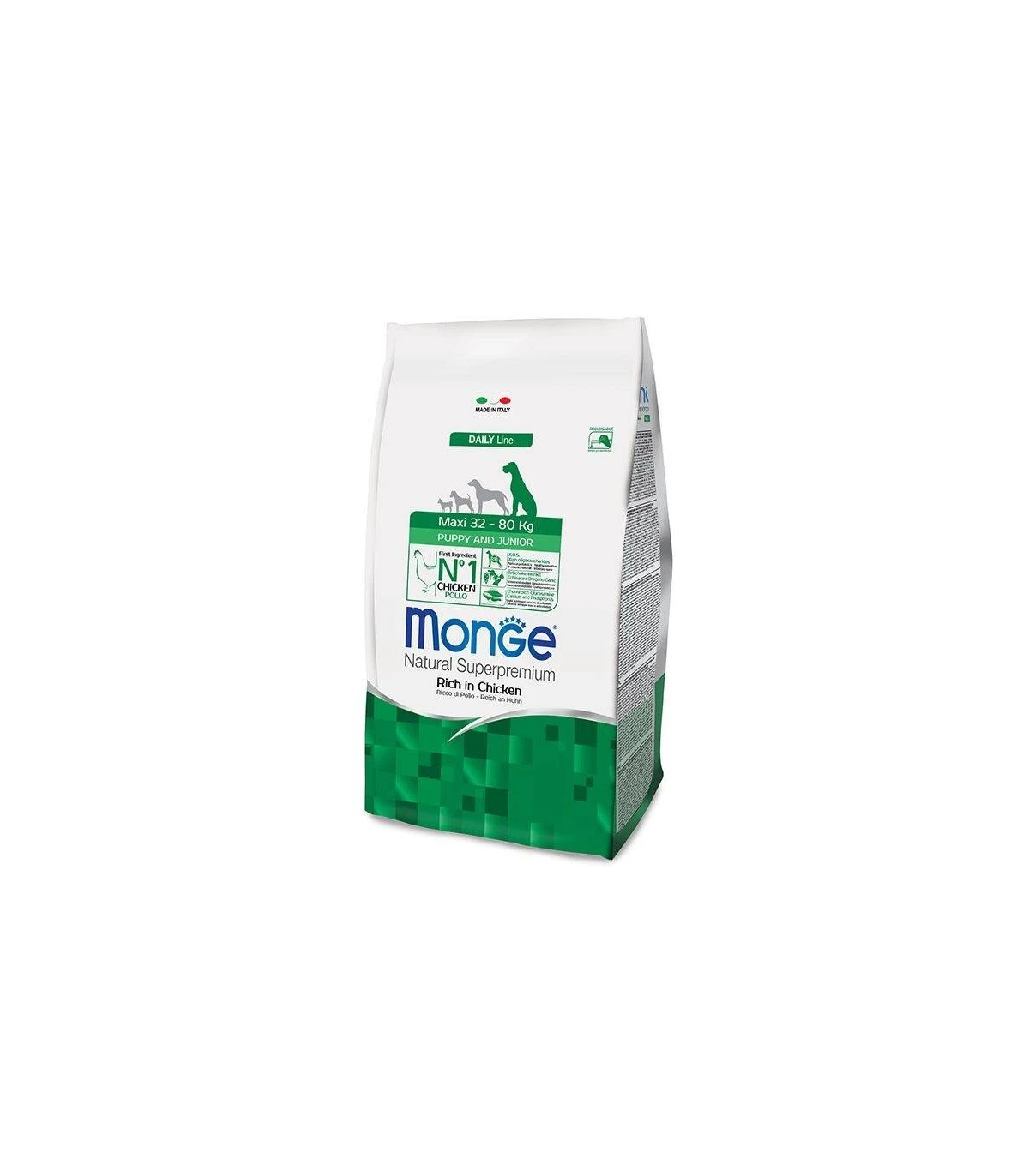 Monge Cane Puppy And Junior Maxi 12 Kg