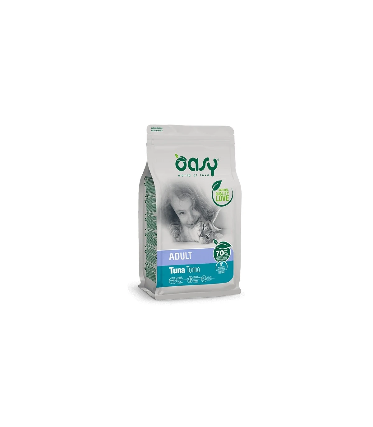 Oasy Gatto Lifestage Adult Tonno 1,5 Kg