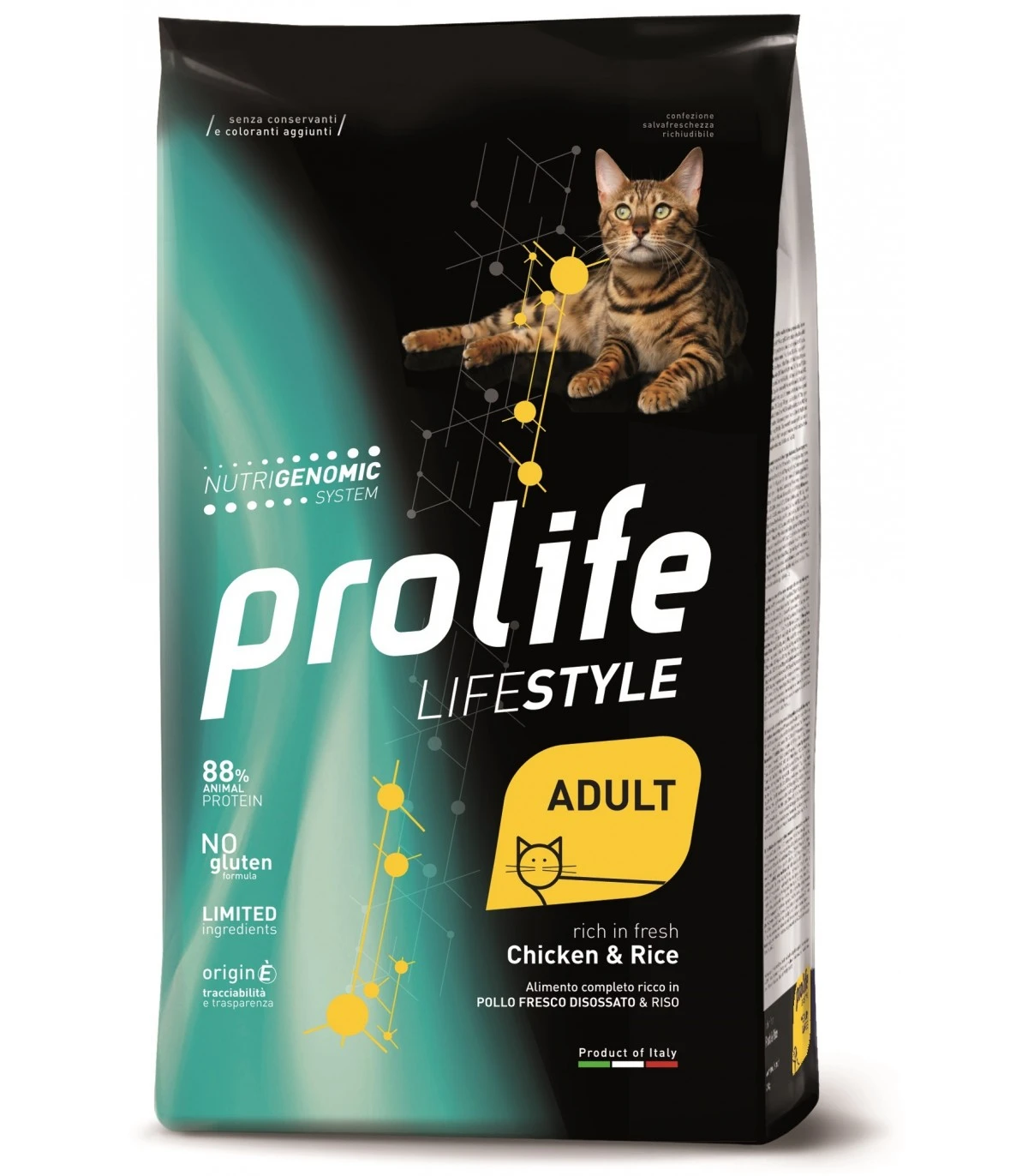 Prolife Gatto Lifestyle Adult Pollo E Riso 1,5 Kg