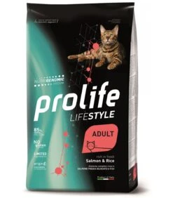 Prolife Gatto Lifestyle Adult Salmone E Riso 1,5 Kg